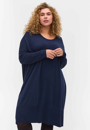 Jumper dress - navy blazer