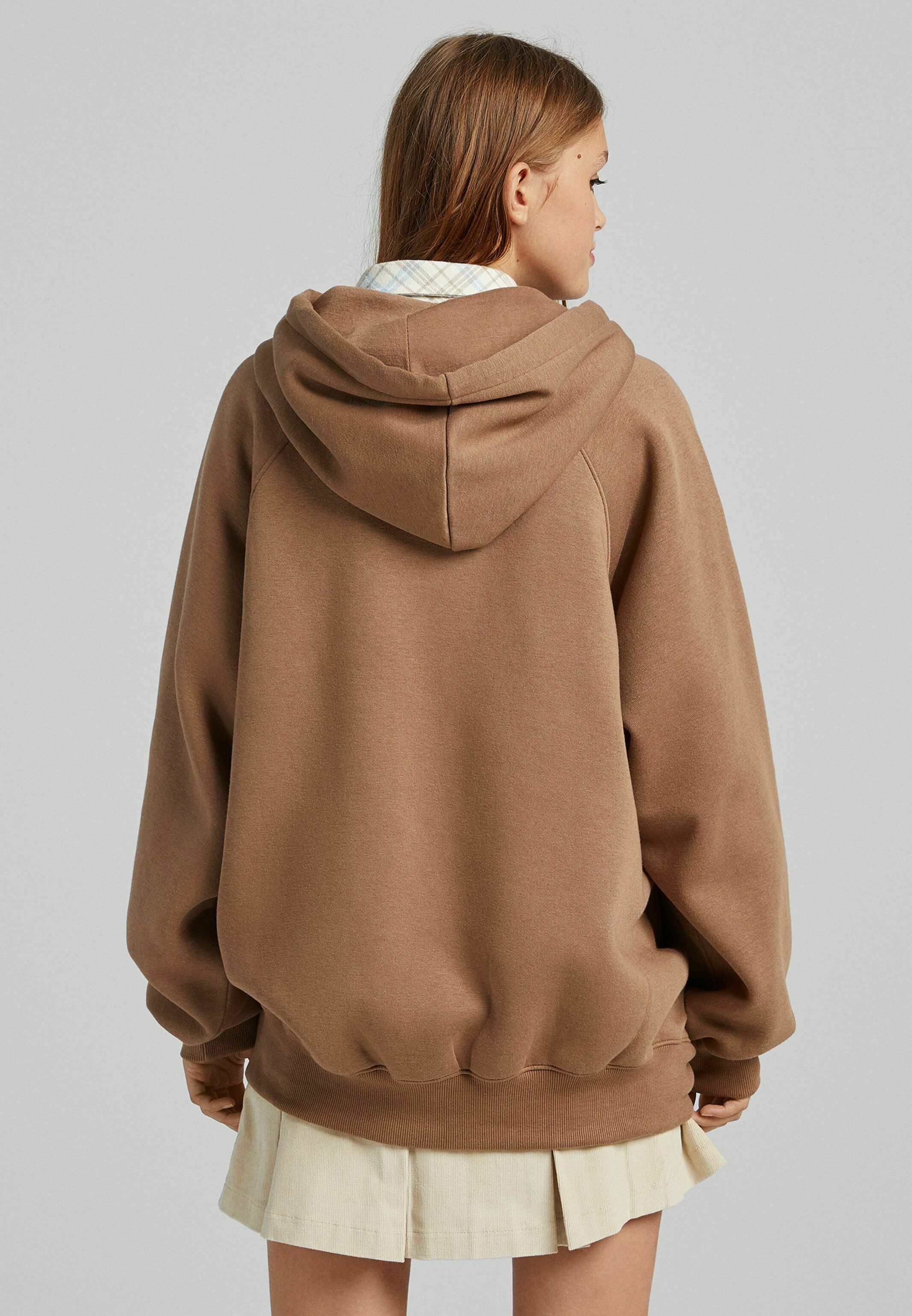 kapuzenpullover braun