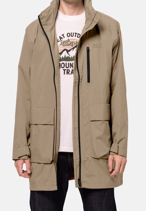 Regenjacke / wasserabweisende Jacke - beige