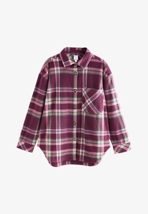 Next Flísová bunda - berry check