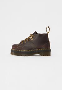 CHURCH QUAD UNISEX - Nauhalliset nilkkurit - dark brown crazy horse