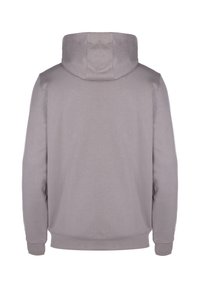 Felpa con cappuccio in grigio chiaro, realizzata in morbido misto cotone, con maniche lunghe e polsini e orlo a costine, dal design pulito.