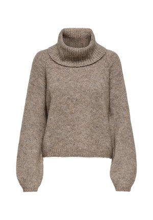 ONLY, ONLGILU LIFE LS ROLLNECK KNT - Pullover - toasted coconut