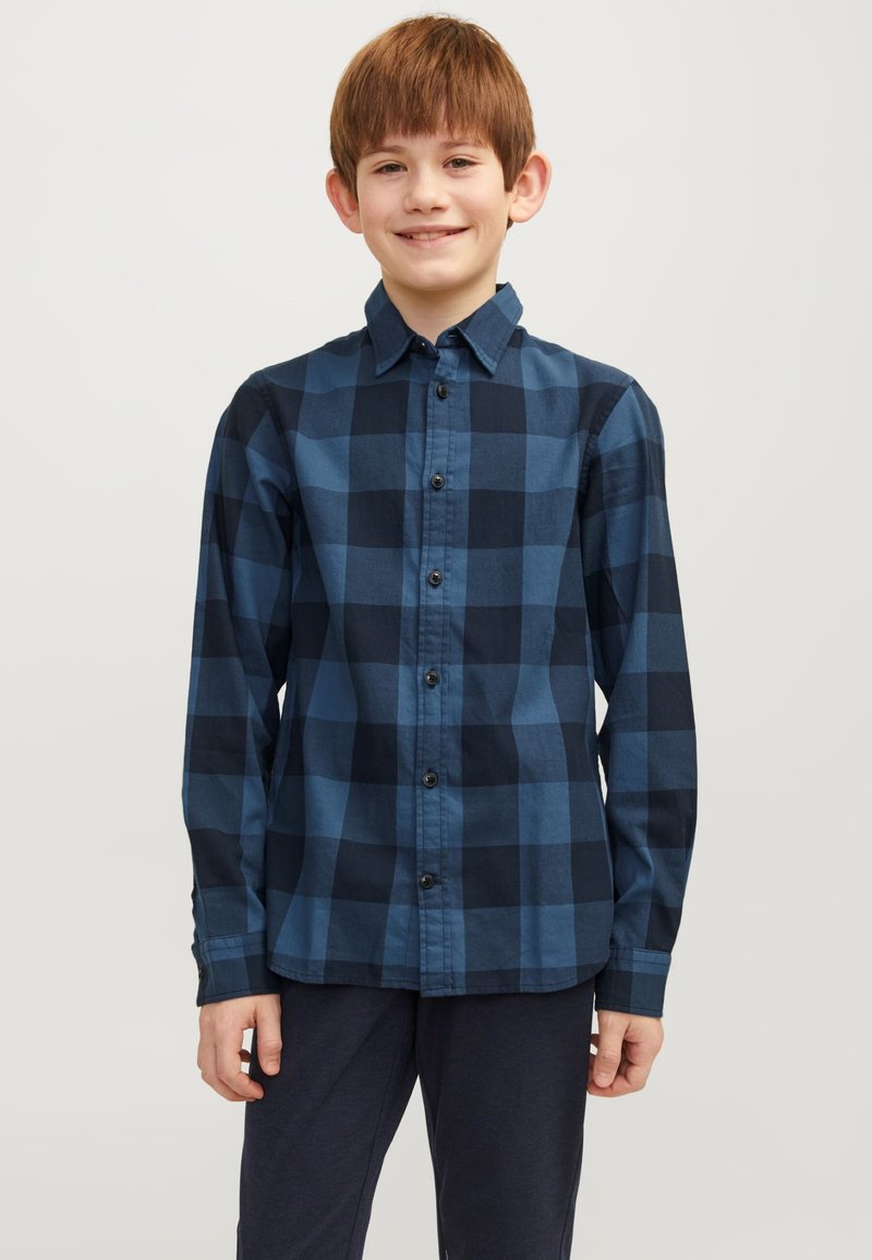 Jack & Jones Junior JJEGINGHAM SHIRT - Camicia - ensign blue