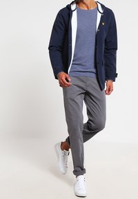 BOSS CASUAL Stickad tröja - dark blue