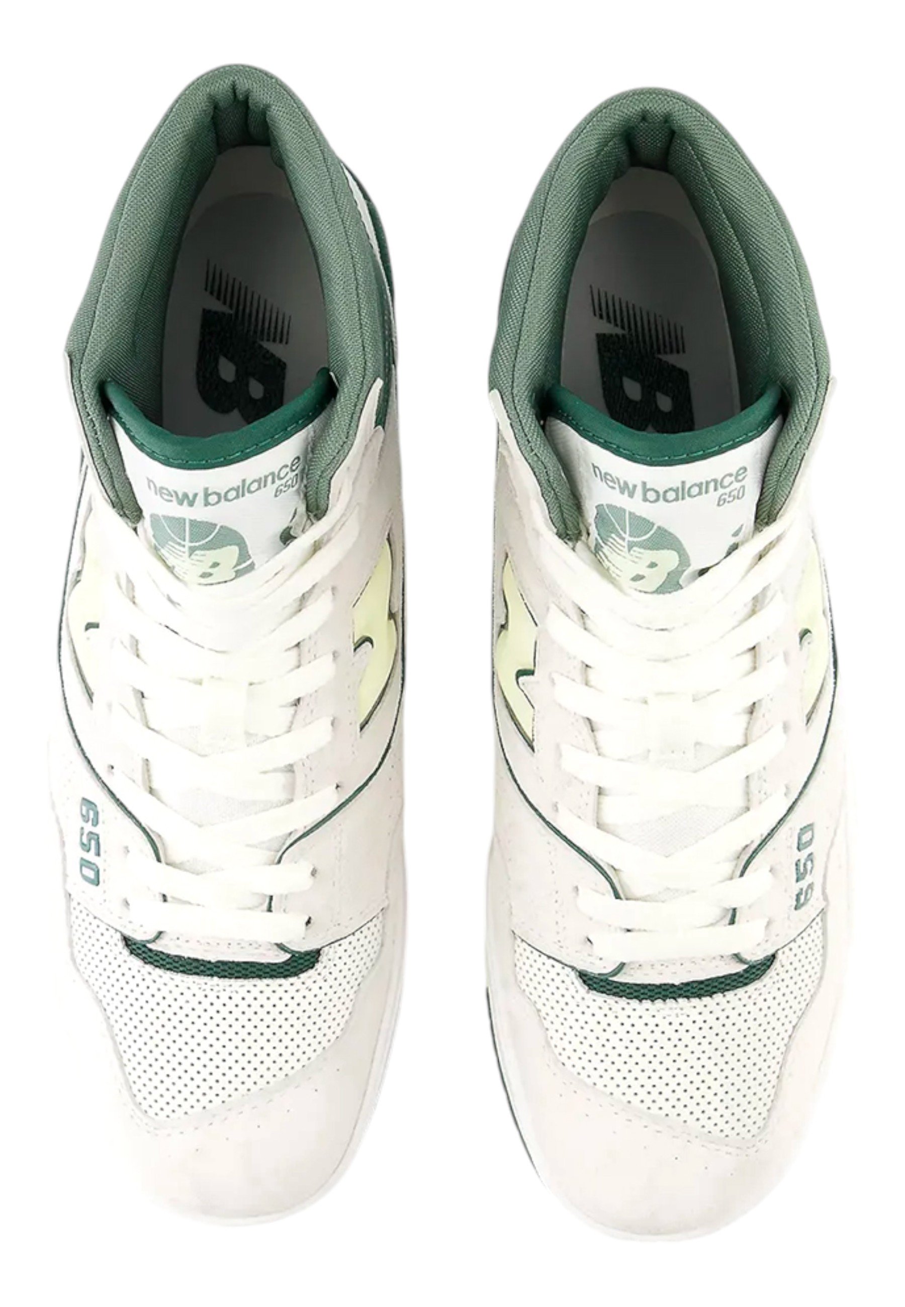 New Balance UNISEX - Sneakersy wysokie/biały - Zalando.pl