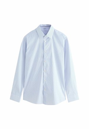 TEXTURED - Overhemd - white blue fine stripe