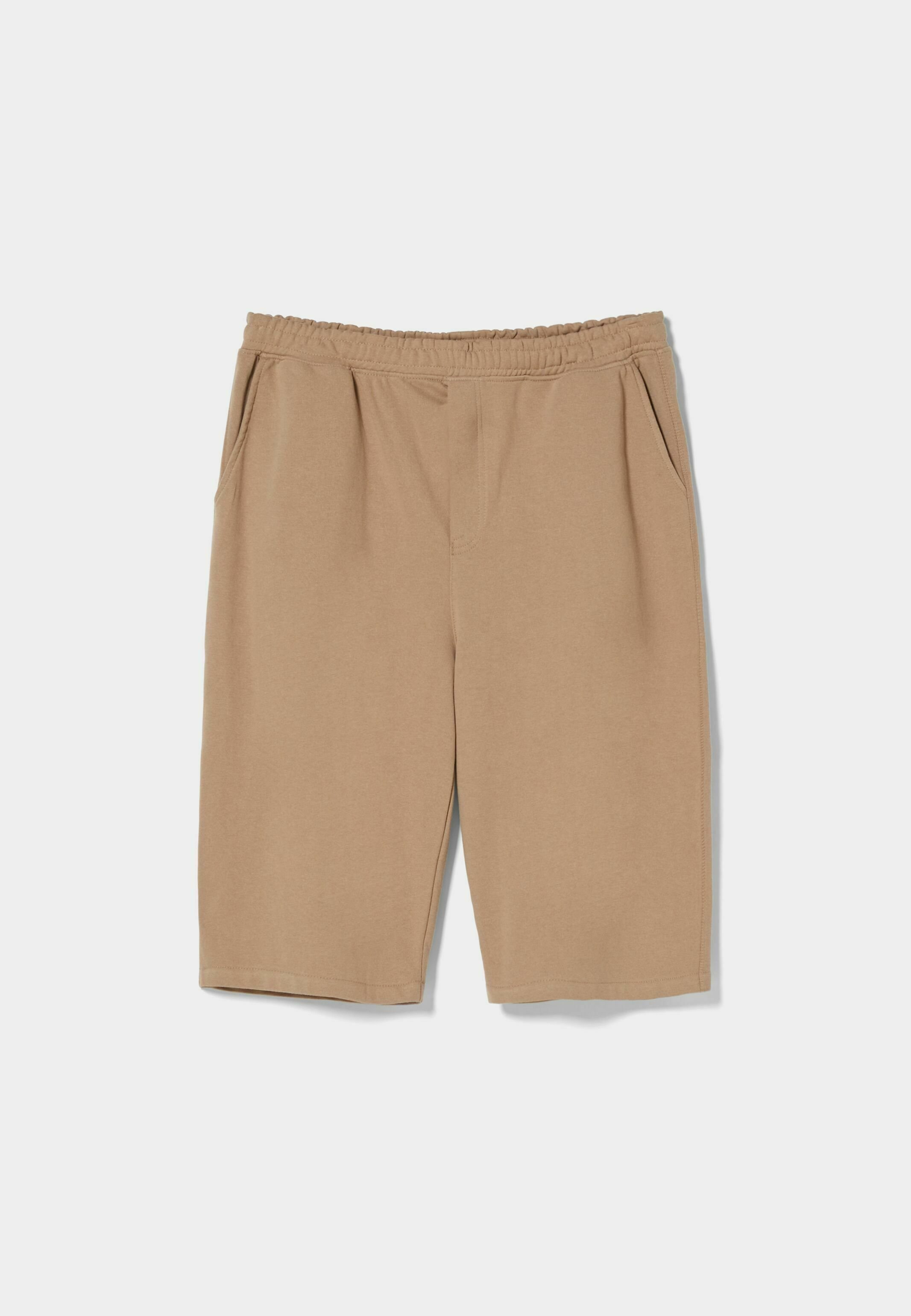 Bershka PLUSH BERMUDA - Shorts - sand/beige - Zalando.nl