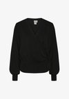 YASASSI WRAP CARDIGAN - Gilet - black