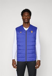 adidas Originals MANCHESTER UNITED ICON VEST - Vest - utility black/semi night flash