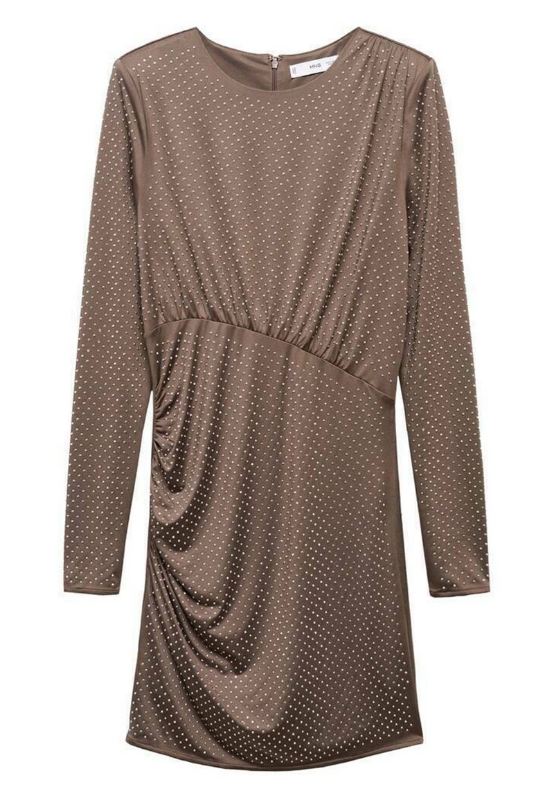 Mango Cocktailjurk bruin Mango Cocktailjurk bruin