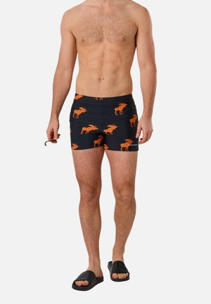 Swedemount, FOREST SWIM TRUNK - Badeshorts - black elk