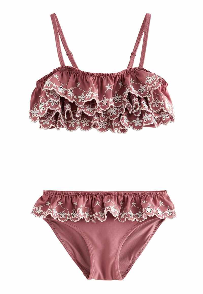 Next TIERED STANDARD SET - Bikini - rust brown