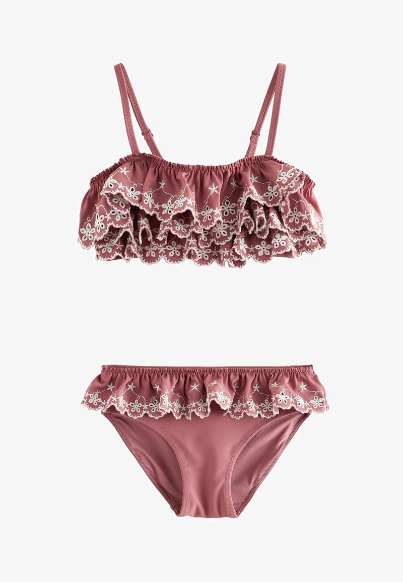 Next TIERED STANDARD SET - Bikini - rust brown