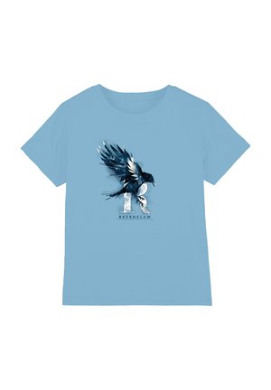 Cotton Soul, HARRY POTTER RAVENCLAW WATERCOLOR CREST UNISEX - Print T-shirt - light blue