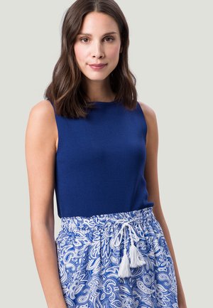 STRICK MIT RUNDHALSAUSSCHNITT - Toppi - admiral blue