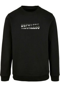 Merchcode RECKLESS BASIC CREWNECK - Sweatshirt - black
