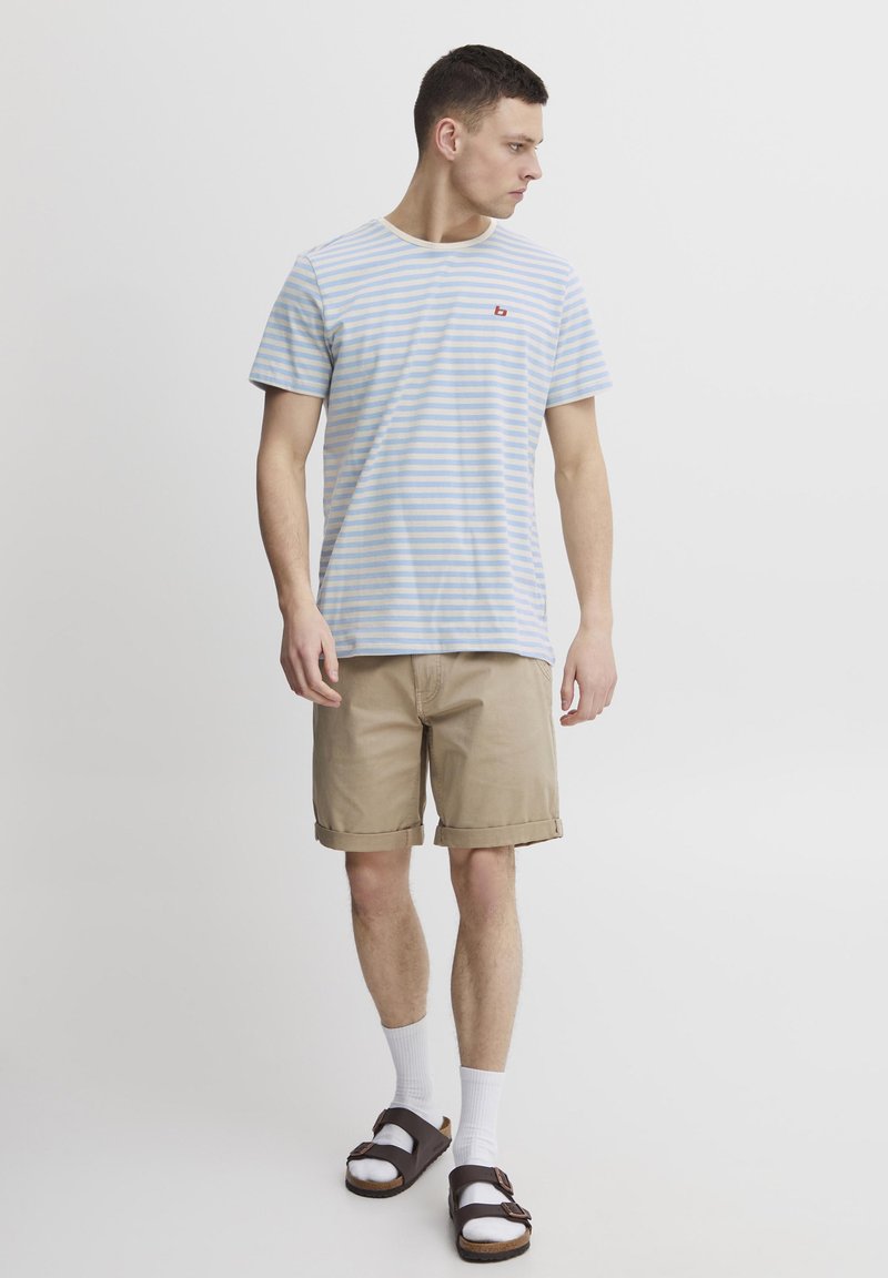 Blend BHBDINTON Print T-shirt dusty blue/blue