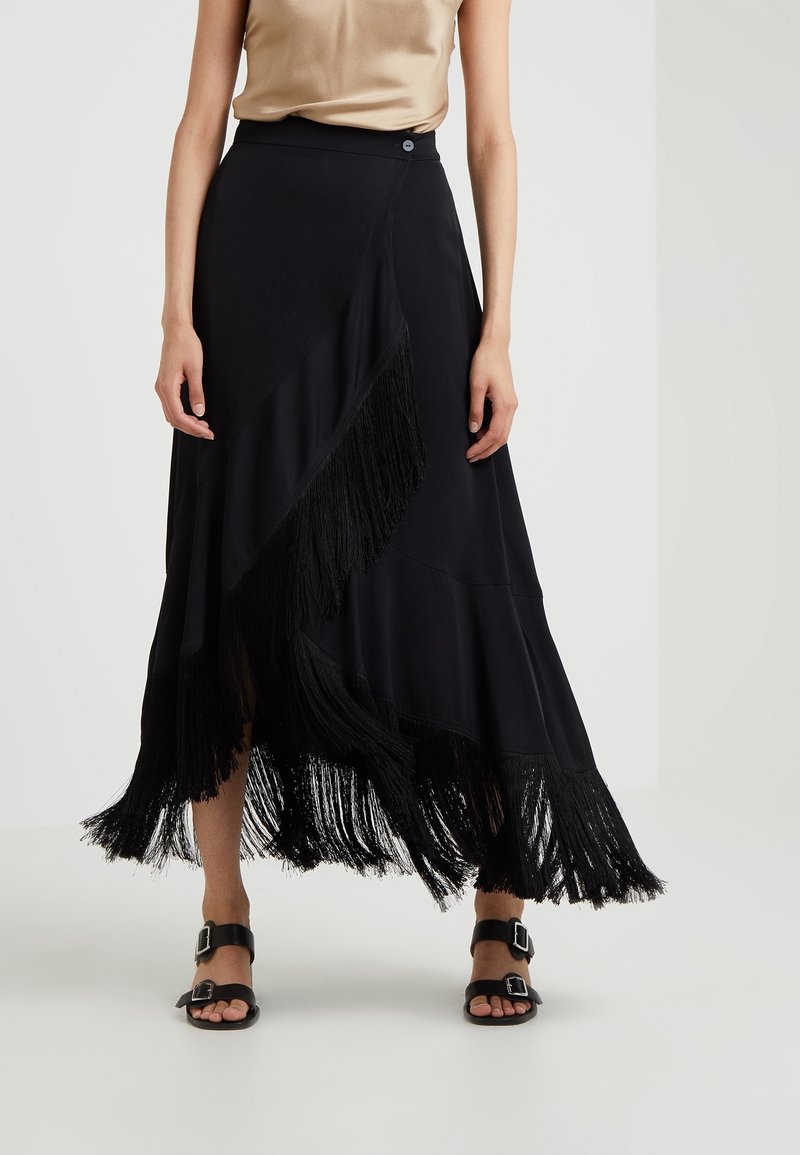 TWINSET Jupe portefeuille - black