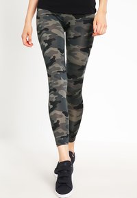 Urban Classics - LADIES CAMO LEGGINGS - Legíny - grey Miniatura obrázku 1