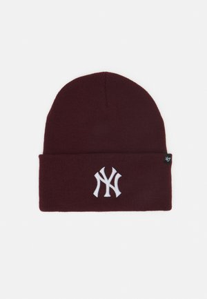 NEW YORK YANKEES HAYMAKER CUFF UNISEX - Berretto - dark maroon