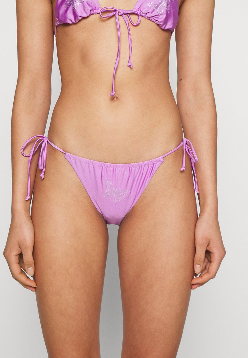Boux Avenue MONACO HOTFIX TIE SIDE BRIEF - Κάτω μέρος μπικίνι - purple