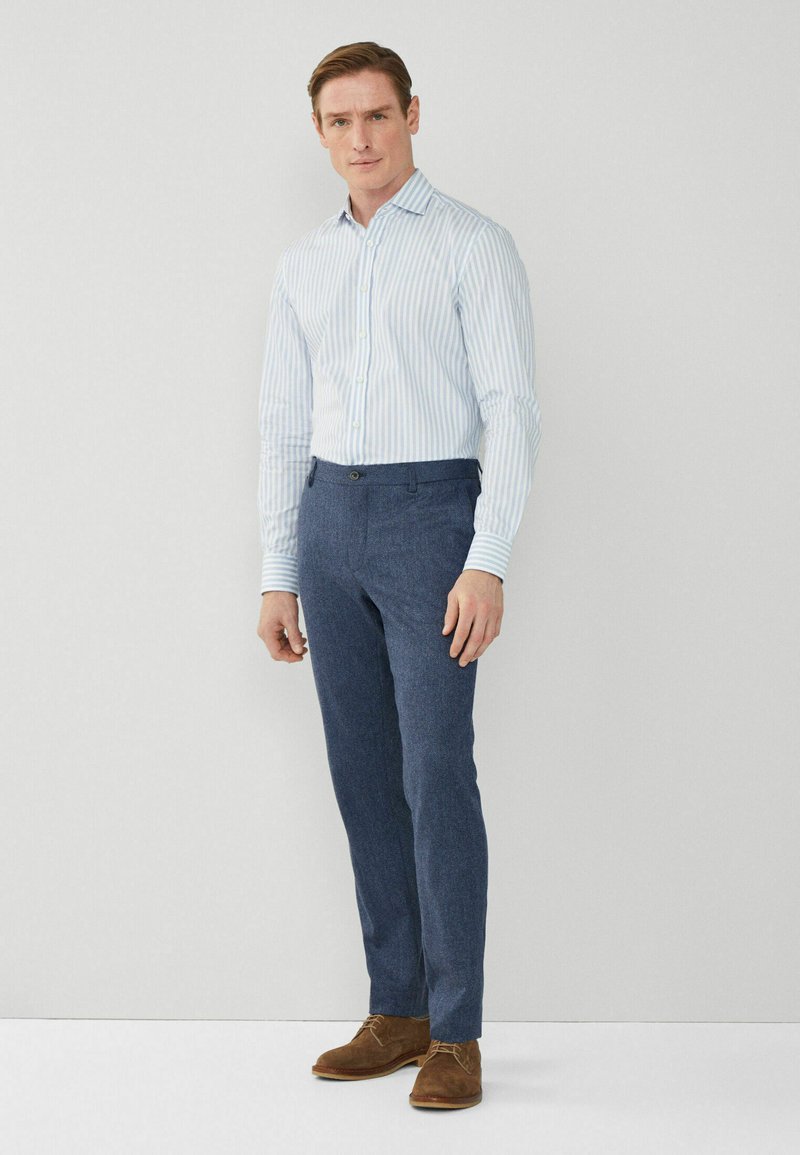 Hackett London Chino blauw