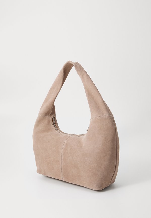 SUEDE LEATHER - Tote bag - taupe2
