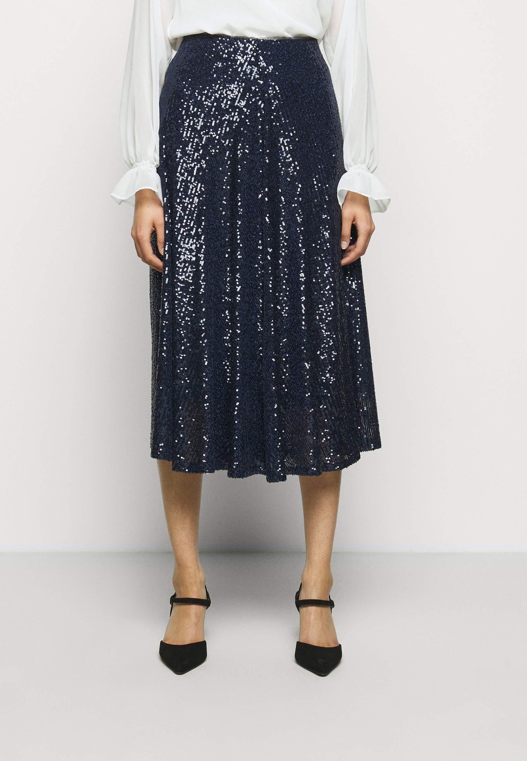 RIANI Gonna a campana - deep blue/blu scuro - Zalando.it