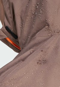 Adidas Terrex ANORAK - Regenjas - earth strata semi flash aqua semi impact orange