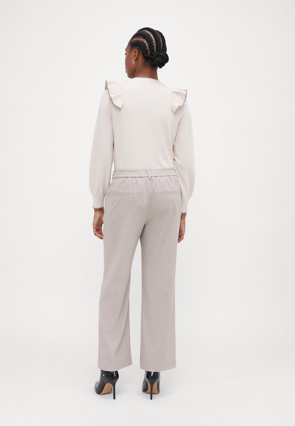 VMMAYA GOODY STRAIGHT  - Trousers - silver mink melange2