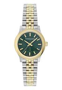 FERRAGAMO DUO - Relógio - gold-tone and green