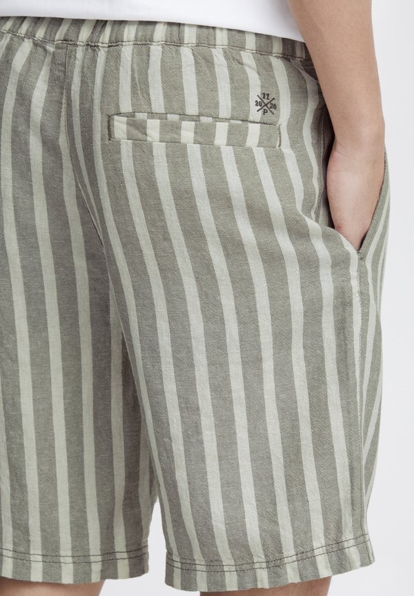 PROESHI LINEN MIX - Shorts - vetiver2