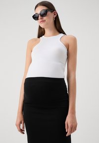 MAMALICIOUS MLLIF MIDI SKIRT - Pliiatsseelik - black