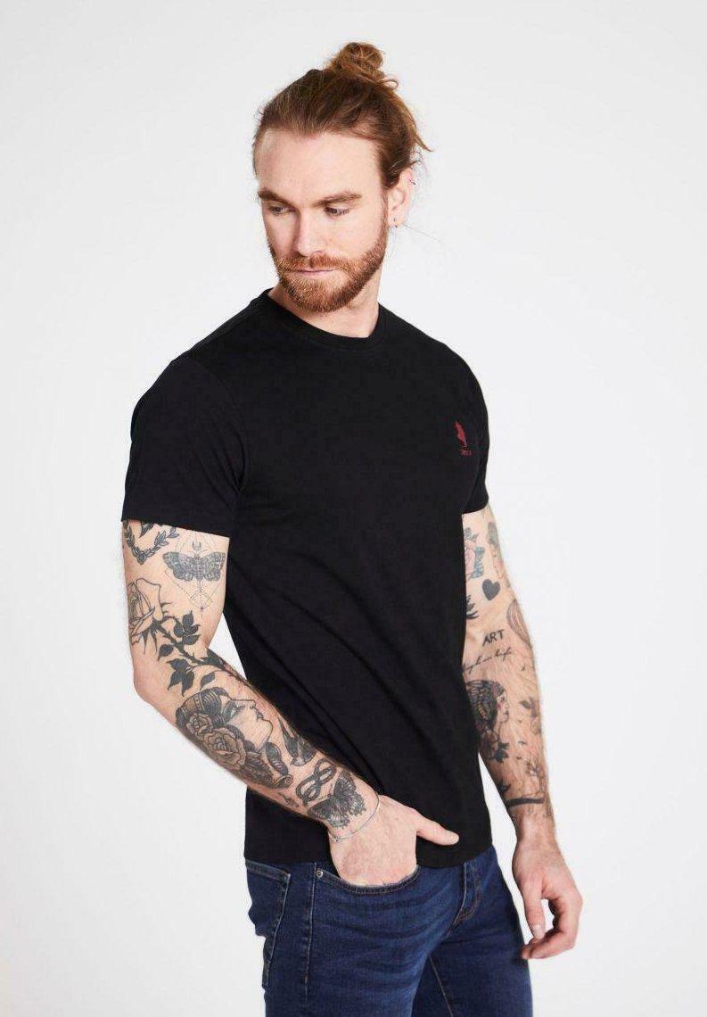 MCS KYLE Tshirt bas stone black/svart Zalando.se