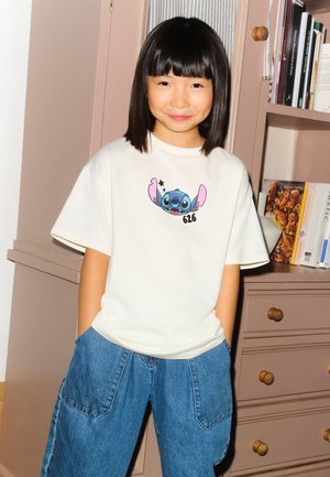 Next, LILO & STITCH GRAPHIC  - T-shirt imprimé - ecru