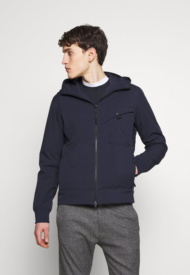 HOODED JACKET - Waterproof jacket - true navy