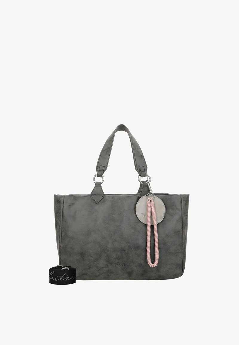 Fritzi aus Preußen IZZY VINTAGE SHOPPER - Shopping Bag - black idol