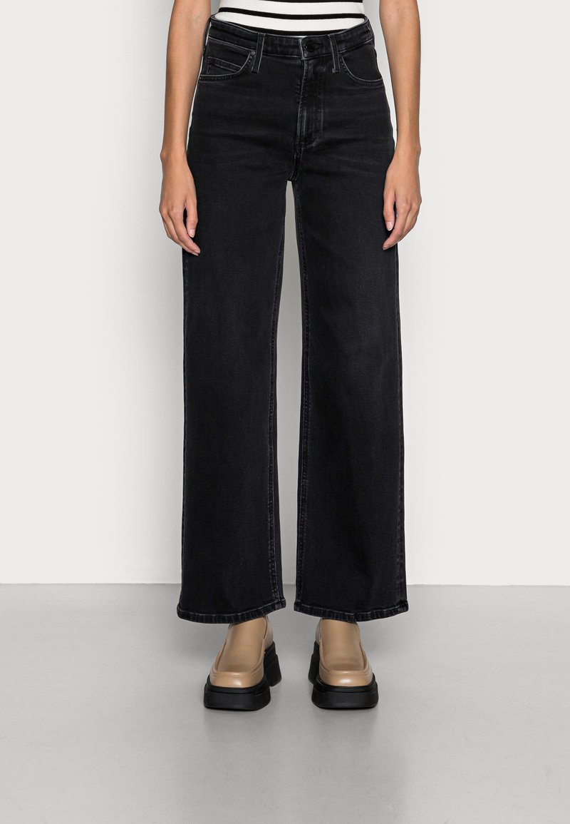 Marc O'Polo DENIM TOMMA - Calças de ganga de perna direita - black