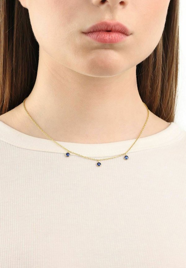 MIT FÜR  ZIRKONIA - Halskette - blau