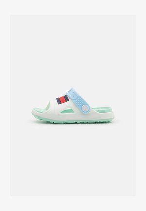 COMFY UNISEX - Sandali da bagno - aquamarine/white/light blue