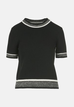 CENERINO - T-Shirt print - nero panna