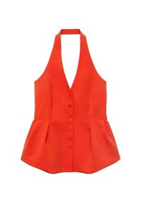 COL À EMMANCHURES AMÉRICAINES - Veste sans manches - coral