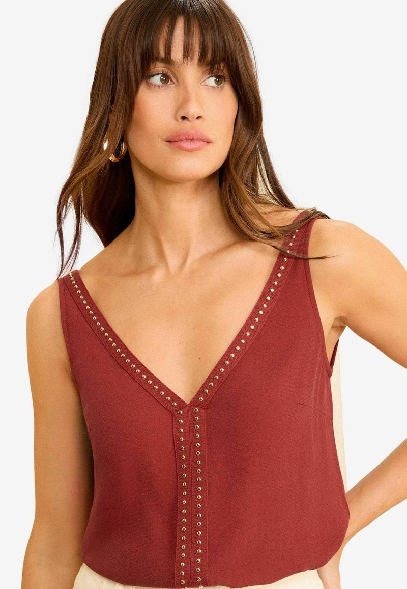 Love & Roses Top - red