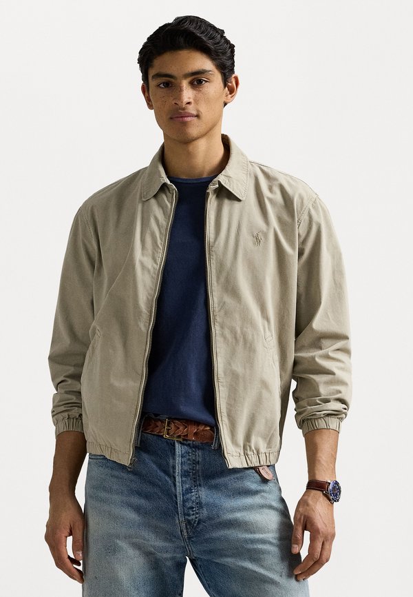 THE BAYPORT MINERAL-DYED POPLIN JACKET - Summer jacket - olive