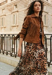 Next REGULAR FIT - Giacca di pelle - tan brown