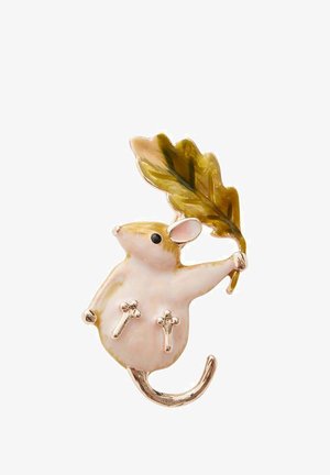 ENAMEL DORMOUSE - Sagė - gold coloured