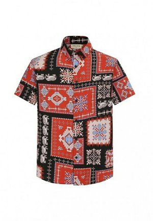 FRILIVIN STRUCTURÉE À MOTIFS BAROQUE - Chemise - noir