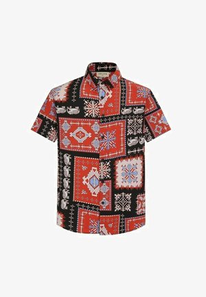 FRILIVIN STRUCTURÉE À MOTIFS BAROQUE - Chemise - noir