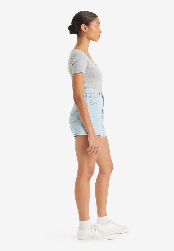 HIGH WAISTED MOM - Denim shorts - cool me down3